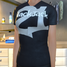 Blackjack Graphic T-Shirt - Female